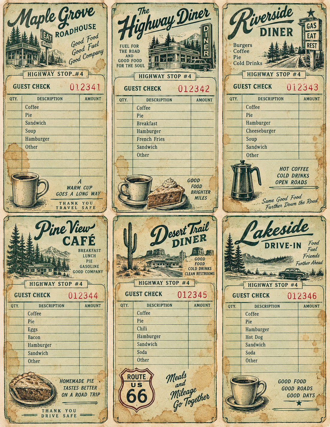The Motorist’s Archive – 17 Vintage Automotive Journal Pages - Image 3